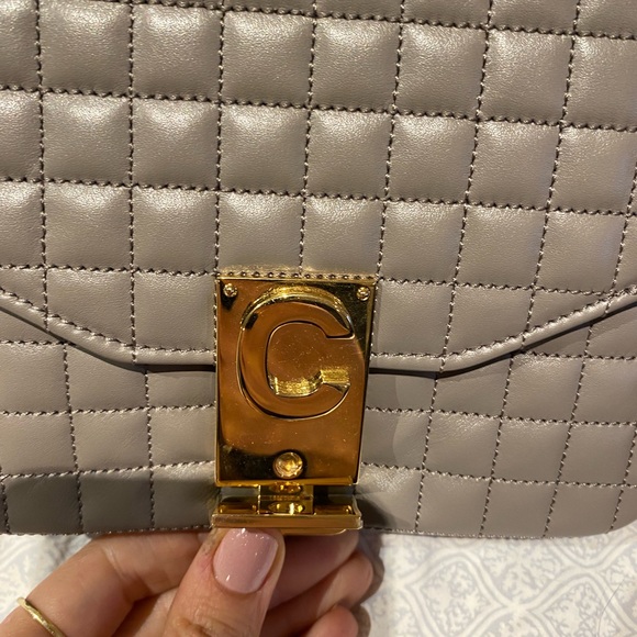 Celine C Bag Quilted Calfskin in ‘Pebble’ - Picture 3 of 14